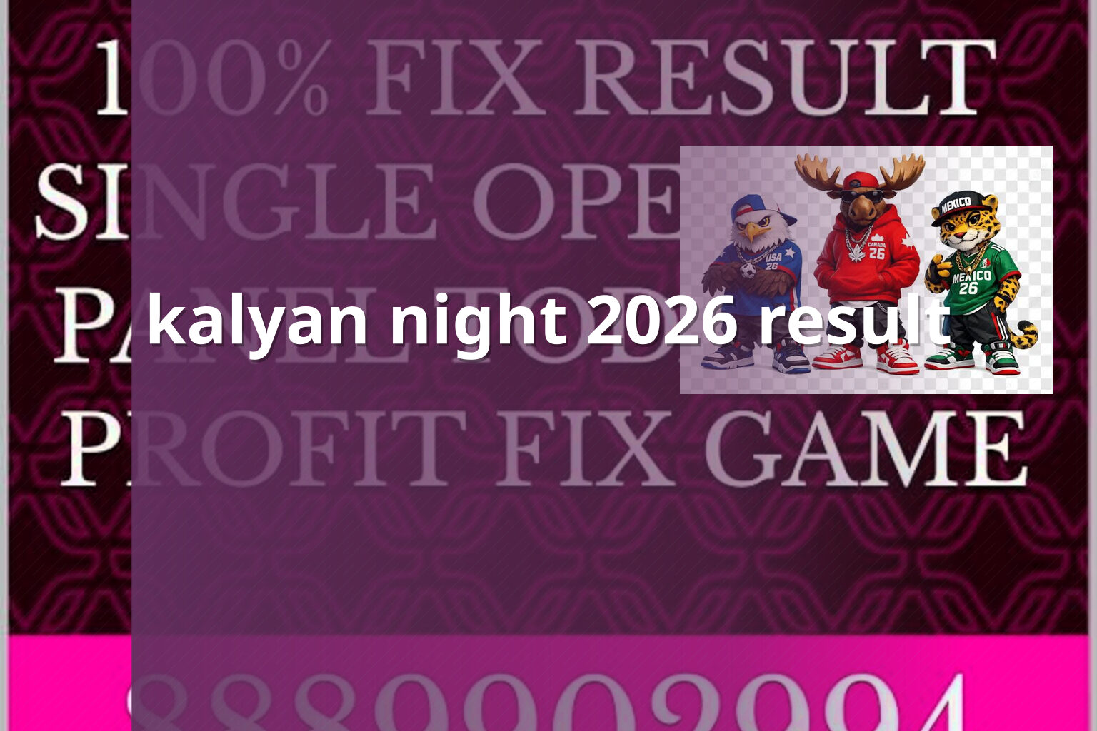 kalyan night 2026 result - matka_satta