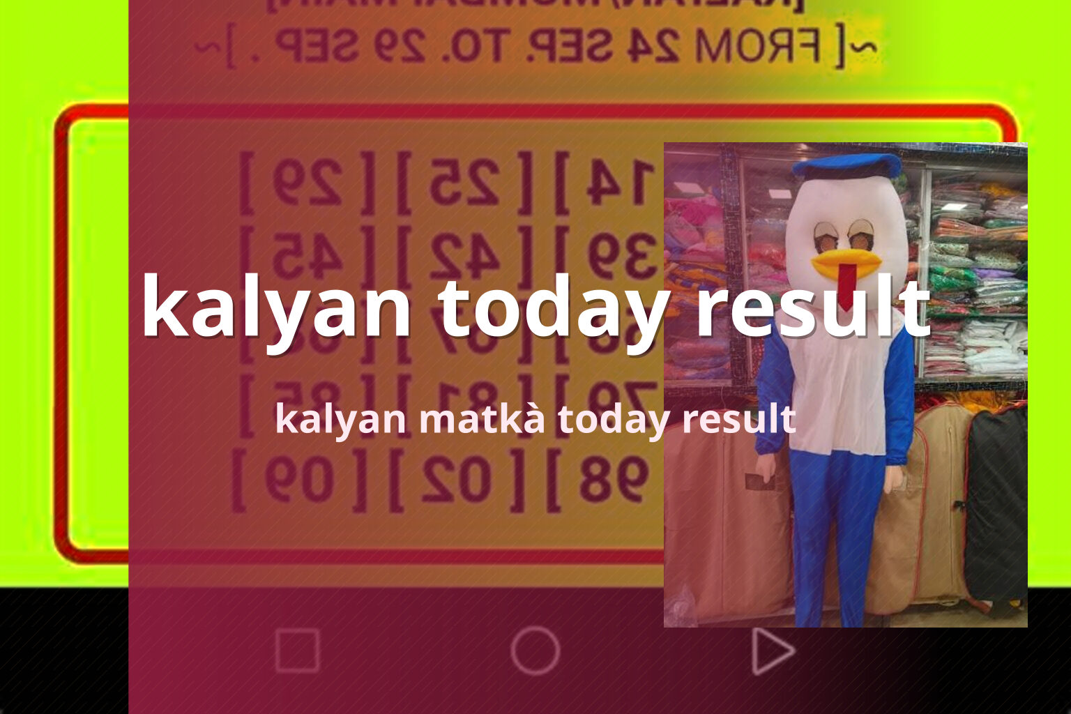 kalyan today result - matka_satta