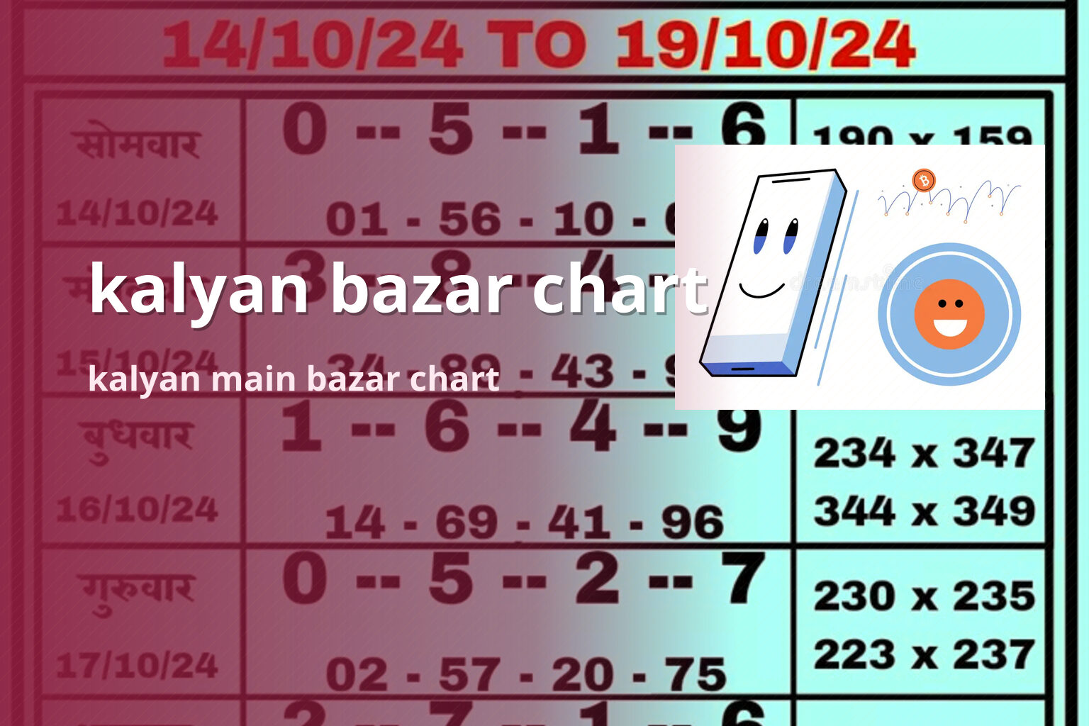 kalyan bazar chart - matka_satta